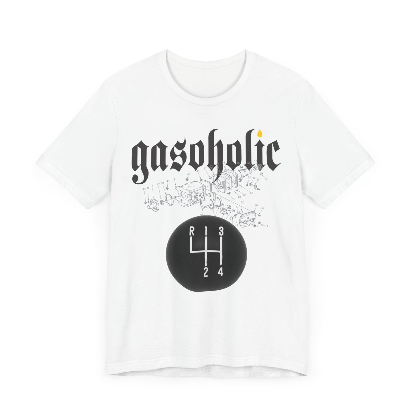 gasoholic - 4 speed T-Shirt