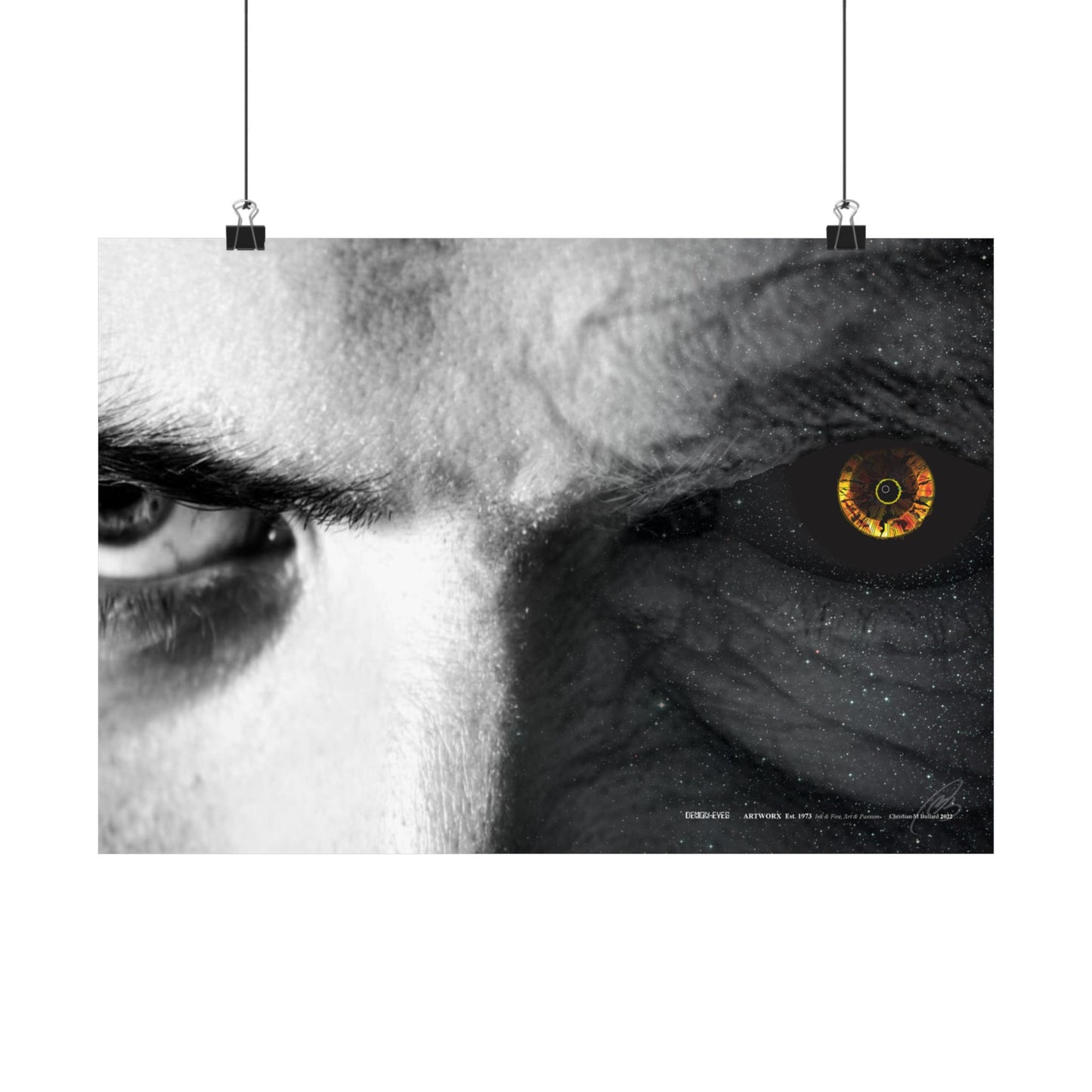 Demon Eyes - Poster Print