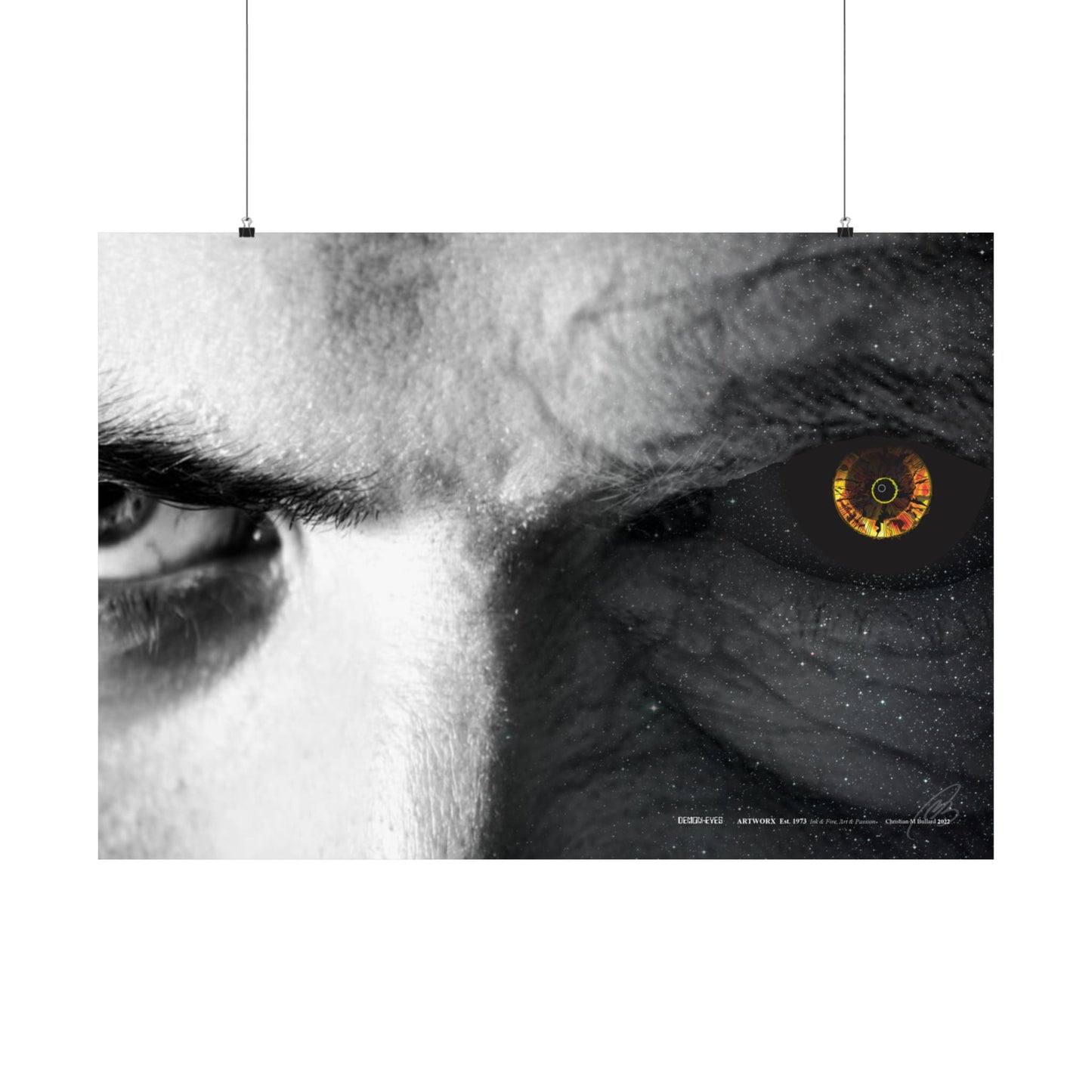 Demon Eyes - Poster Print