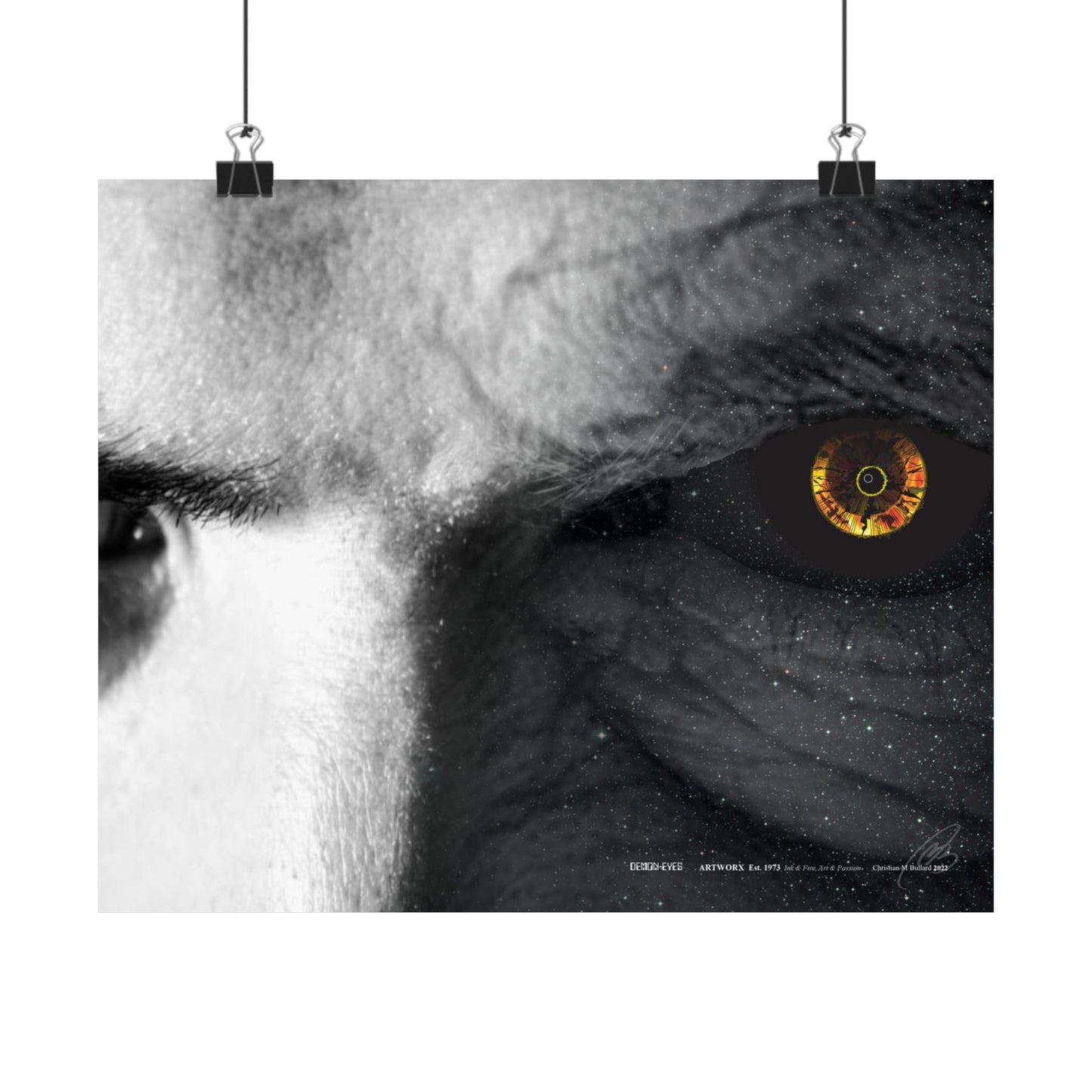 Demon Eyes - Poster Print